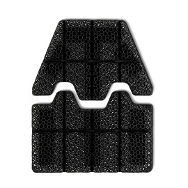 SXE Group Breathable Elastic Polymer Cushion Pad Set for Plate Carrier. Color Black