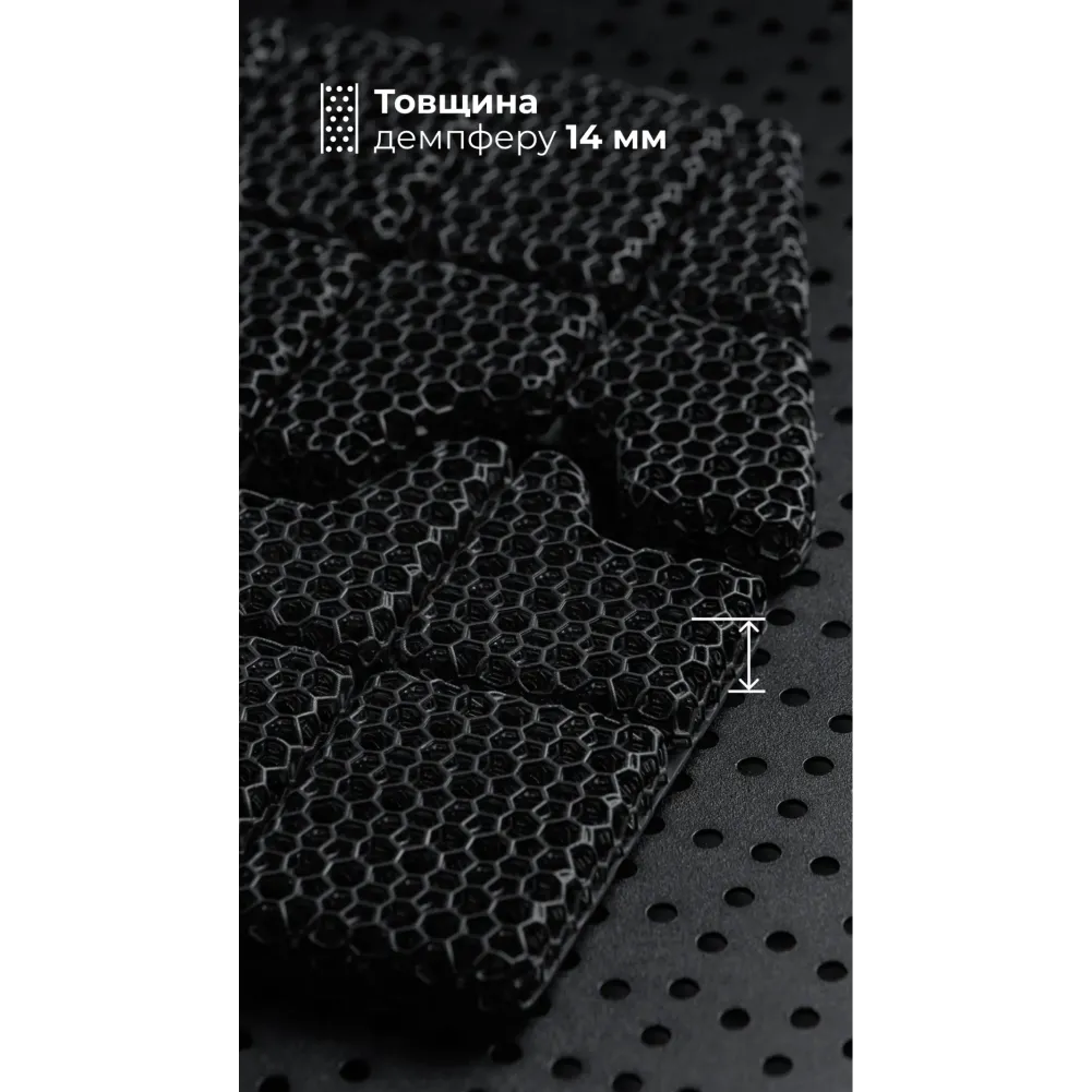 SXE Group Breathable Elastic Polymer Cushion Pad Set for Plate Carrier. Color Black