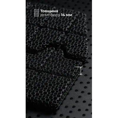 SXE Group Breathable Elastic Polymer Cushion Pad Set for Plate Carrier. Color Black