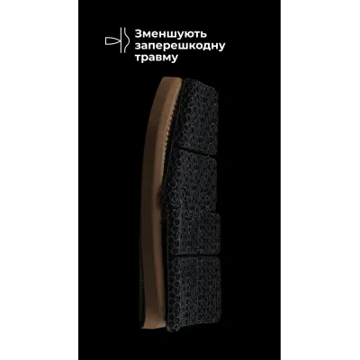 SXE Group Breathable Elastic Polymer Cushion Pad Set for Plate Carrier. Color Black