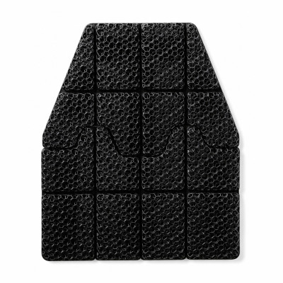 SXE Group Breathable Elastic Polymer Cushion Pad Set for Plate Carrier. Color Black