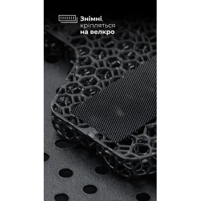 SXE Group Breathable Elastic Polymer Cushion Pad Set for Plate Carrier. Color Black