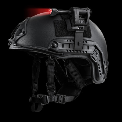 Tactical Helmet Flashlight. Black