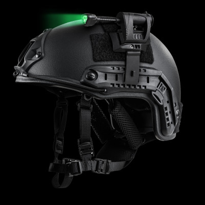 Tactical Helmet Flashlight. Black