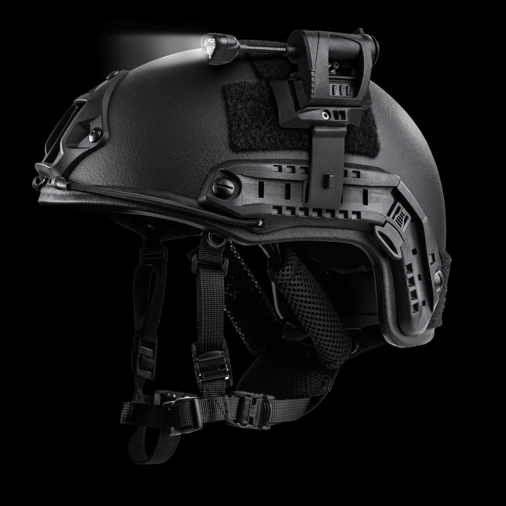 Tactical Helmet Flashlight. Black