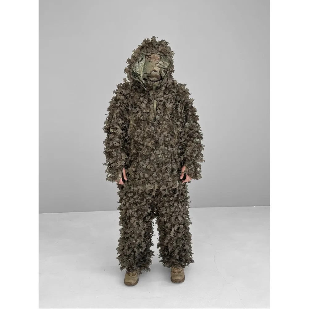 Маскувальний костюм Ghillie V8 PRO. Колір коричневий (Гниле Листя)