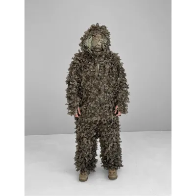 Маскувальний костюм Ghillie V8 PRO. Колір коричневий (Гниле Листя)