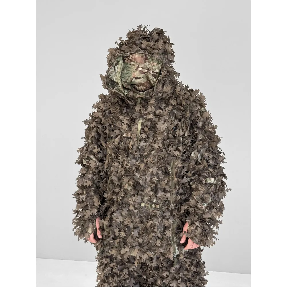 Маскувальний костюм Ghillie V8 PRO. Колір коричневий (Гниле Листя)
