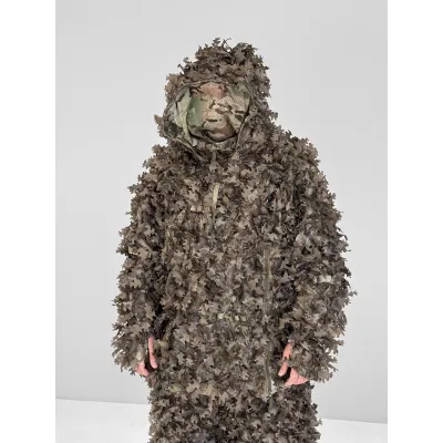 Маскувальний костюм Ghillie V8 PRO. Колір коричневий (Гниле Листя)