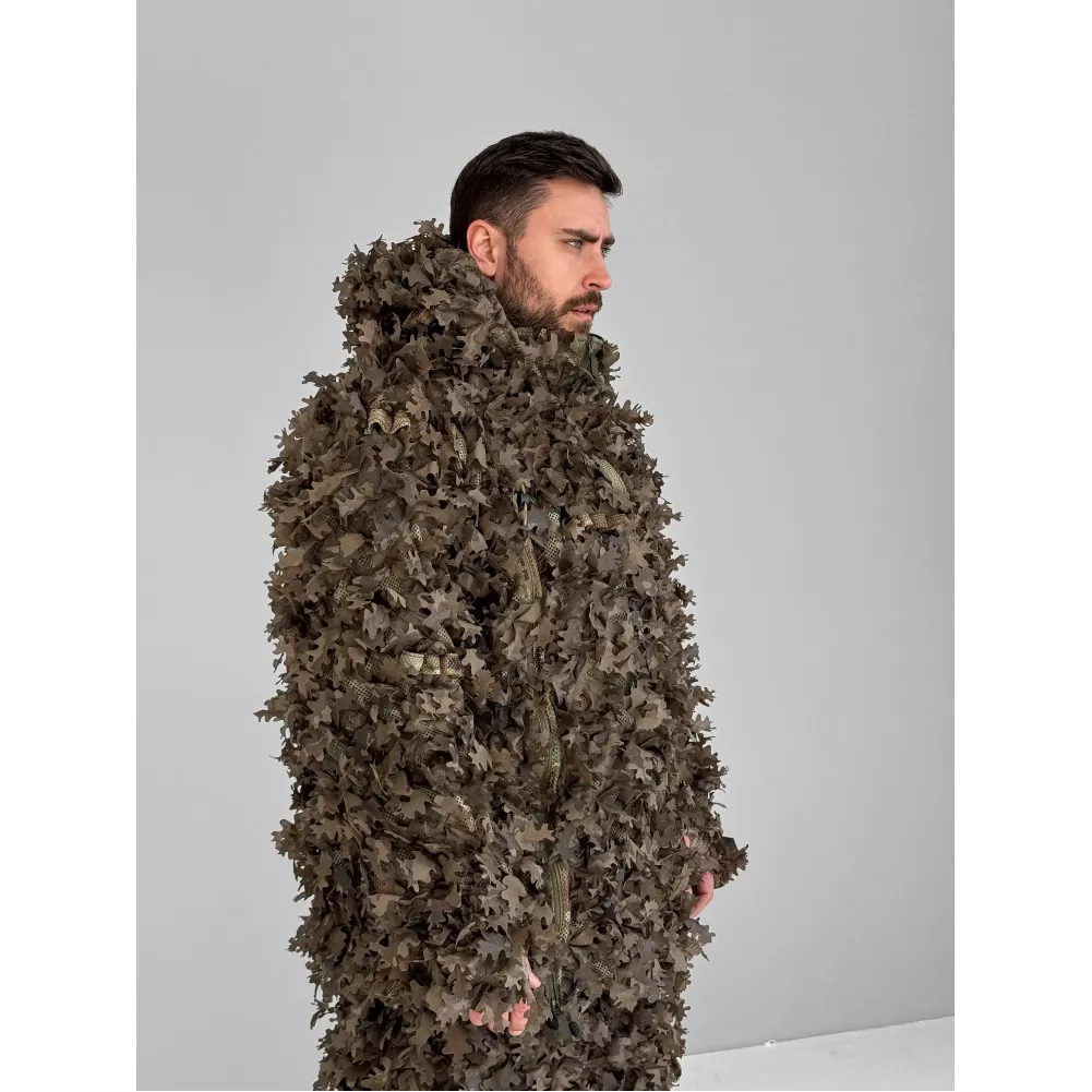 Маскувальний костюм Ghillie V8 PRO. Колір коричневий (Гниле Листя)