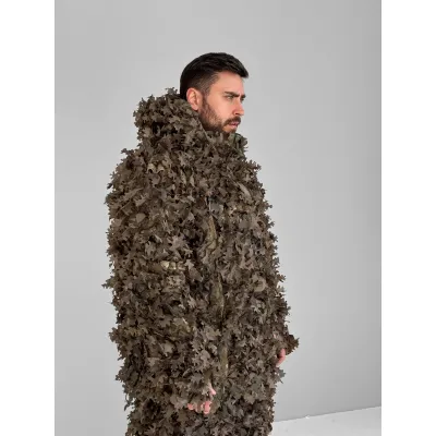 Маскувальний костюм Ghillie V8 PRO. Колір коричневий (Гниле Листя)