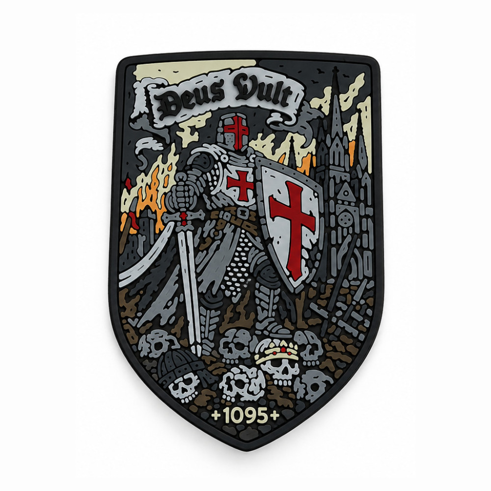ПВХ патч "DEUS VULT"