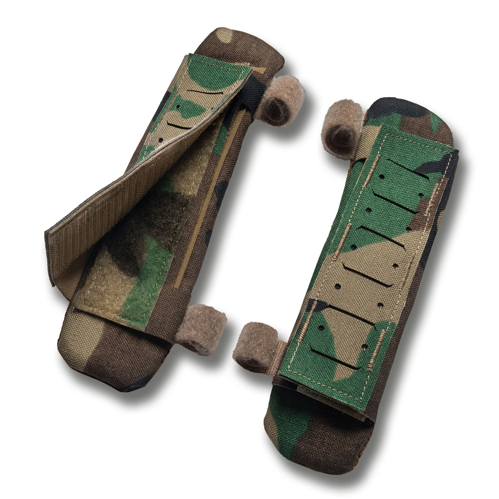 Ulepszony nosiciel płyt GHOST GEN5 V2+ z boczną ochroną balistyczną klasy 2. z plackardem do AK/AR. Kolor Multicam Woodland