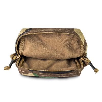 Enlarged Elite Organizer Pouch with 2 Compartments. Color Multicam Woodland 