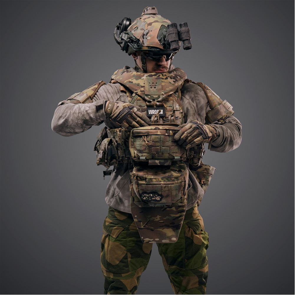 Ghost Performance V5+ Plate Carrier Set with RPS and Level 1 Ballistic Protection. Color Multicam