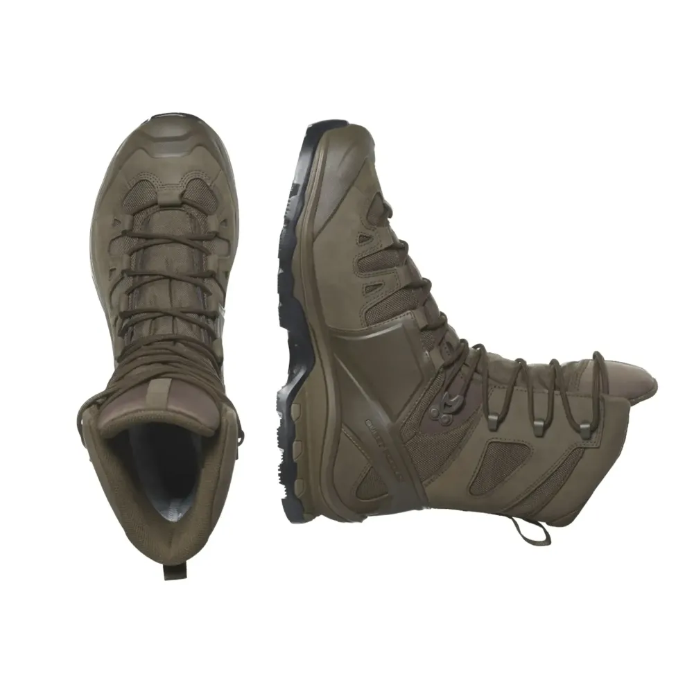Taktyczne buty Salomon Quest 4D Forces High GTX. Kolor brązowy.