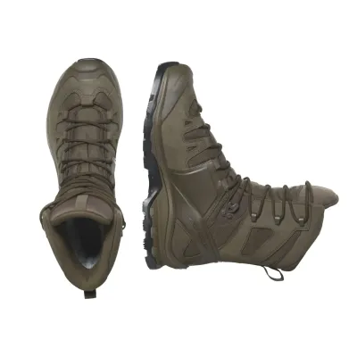 Taktyczne buty Salomon Quest 4D Forces High GTX. Kolor brązowy.