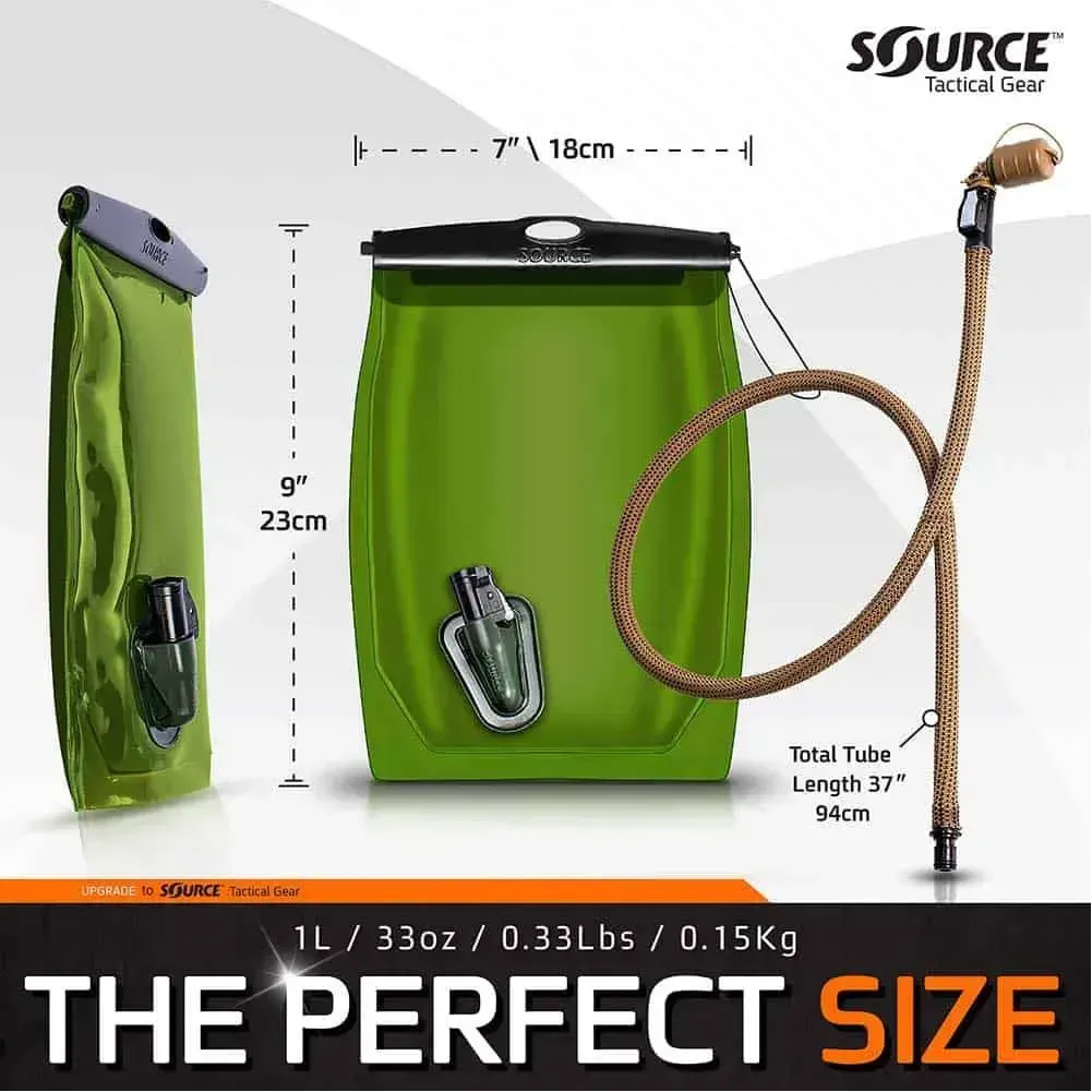 System nawadniający Source Kangaroo Collapsible Canteen 1L