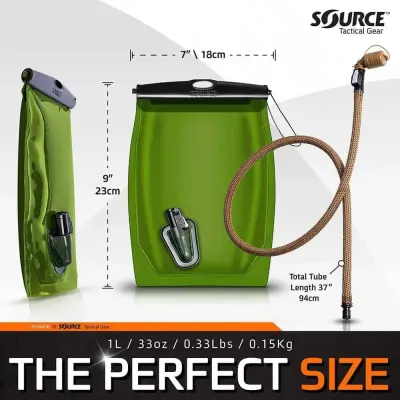 System nawadniający Source Kangaroo Collapsible Canteen 1L