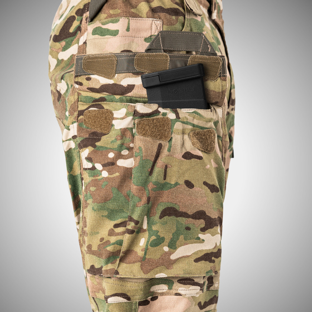 Combat pants Wroom Combator GEN III under concealment knee pads. Colo Multicam Twill USA