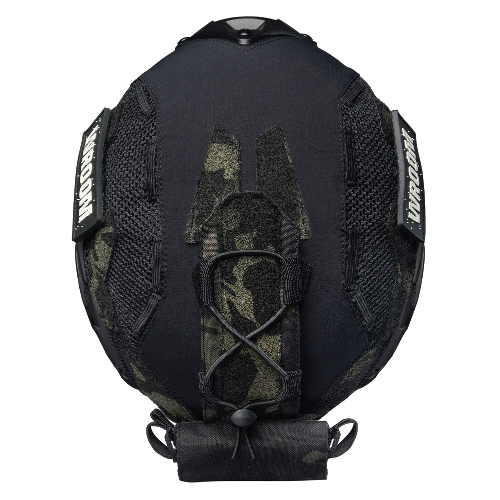 Балістичний шолом (каска) FAST NIJ IIIa чорний з кавером Multicam Black USA