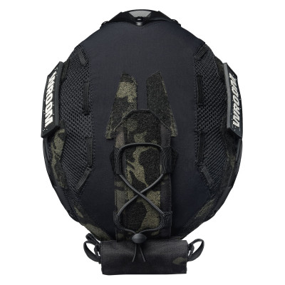Балістичний шолом (каска) FAST NIJ IIIa чорний з кавером Multicam Black USA