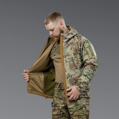 Tactical Soft-Shell Jacket Autumn+ Fall–Spring, Color Multicam