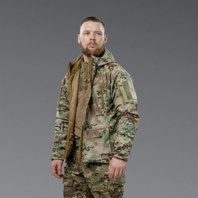 Tactical Soft-Shell Jacket Autumn+ Fall–Spring, Color Multicam