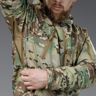 Tactical Soft-Shell Jacket Autumn+ Fall–Spring, Color Multicam
