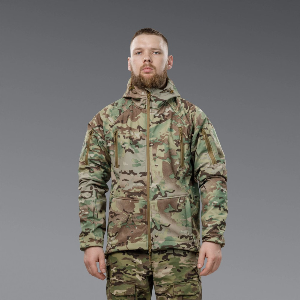 Tactical Soft-Shell Jacket Autumn+ Fall–Spring, Color Multicam