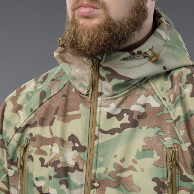 Tactical Soft-Shell Jacket Autumn+ Fall–Spring, Color Multicam