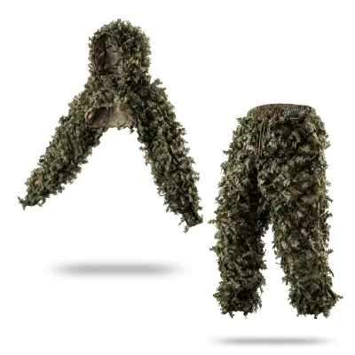 Ghillie V8 PRO Camouflage Suit. Color Green (Green Forest)