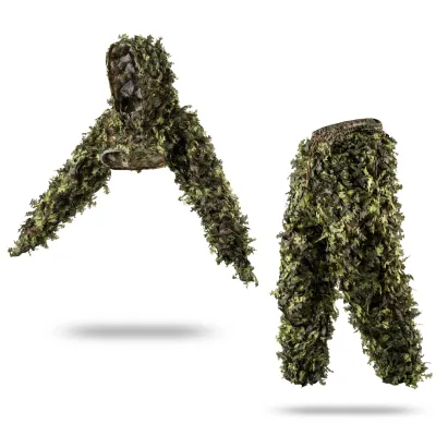 Маскировочный костюм Ghillie V8 PRO. Цвет зелёный (Летний лес)