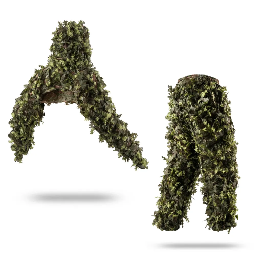 Маскировочный костюм Ghillie V8 PRO. Цвет зелёный (Летний лес)