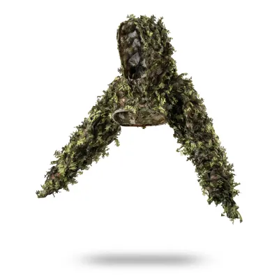 Маскировочный костюм Ghillie V8 PRO. Цвет зелёный (Летний лес)