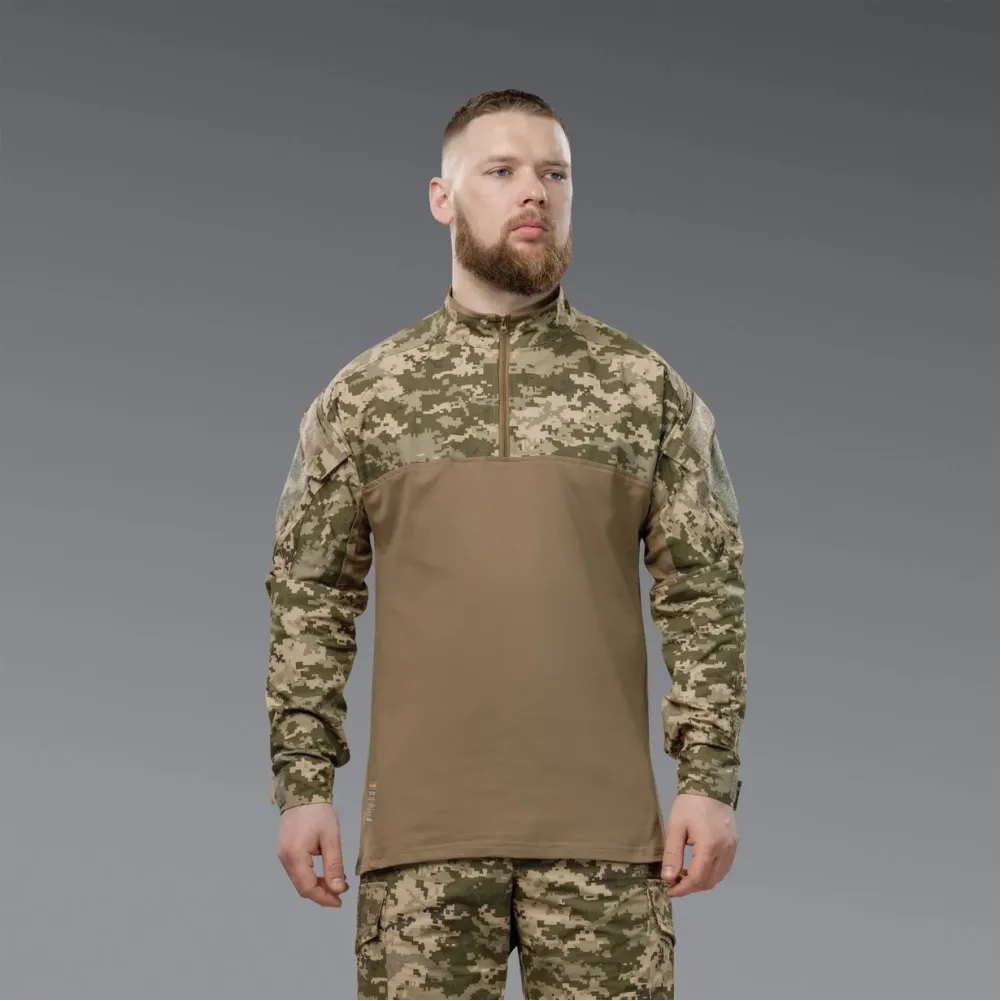Комплект форми: убакс BattleSkin Regular та тактині брюки Battlegear. Колір Піксель.