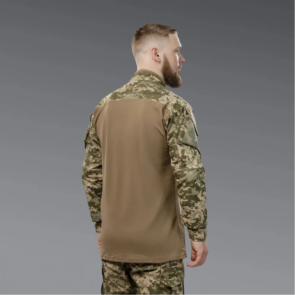 Комплект форми: убакс BattleSkin Regular та тактині брюки Battlegear. Колір Піксель.