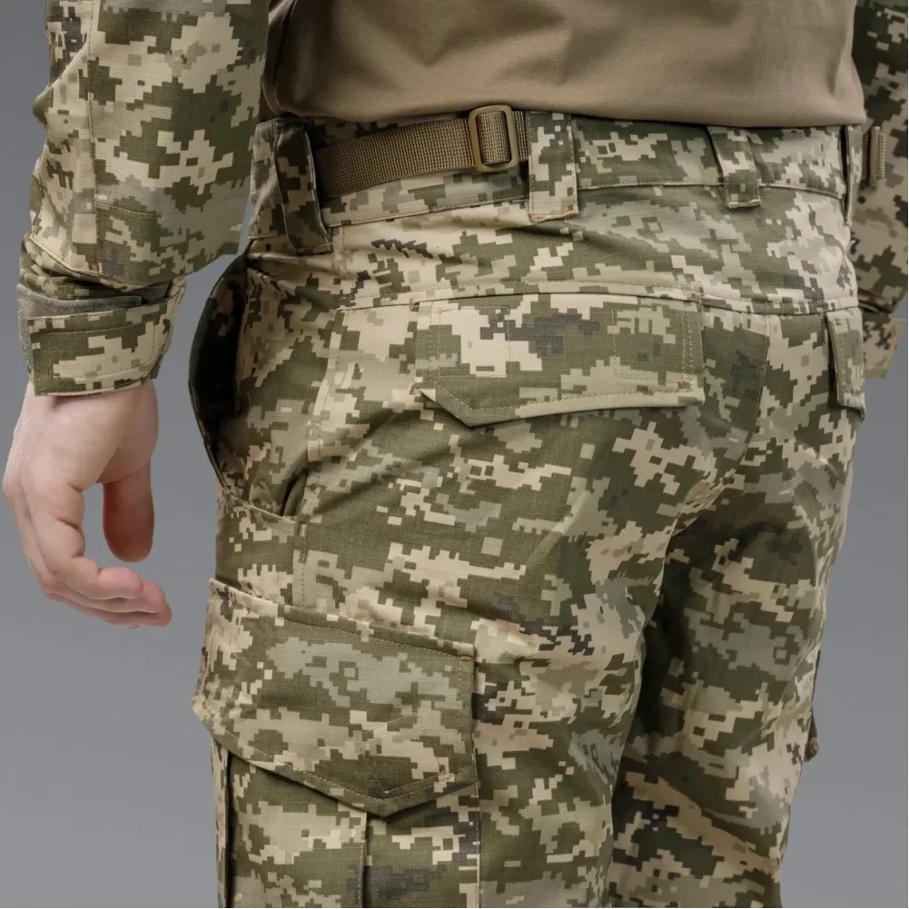 Комплект форми: убакс BattleSkin Regular та тактині брюки Battlegear. Колір Піксель.
