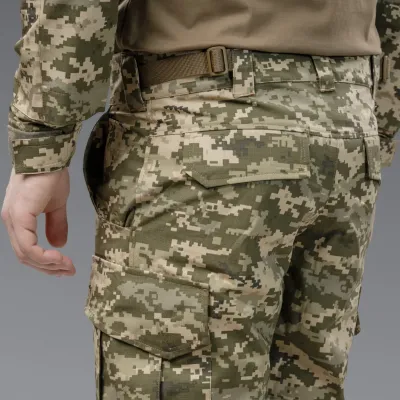 Комплект форми: убакс BattleSkin Regular та тактині брюки Battlegear. Колір Піксель.