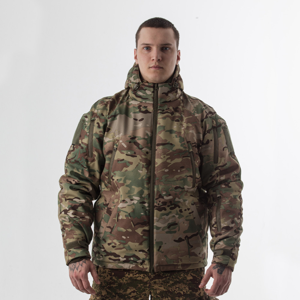 Куртка зимова тактична Hunter LTD SoftShell, Колір Мультикам