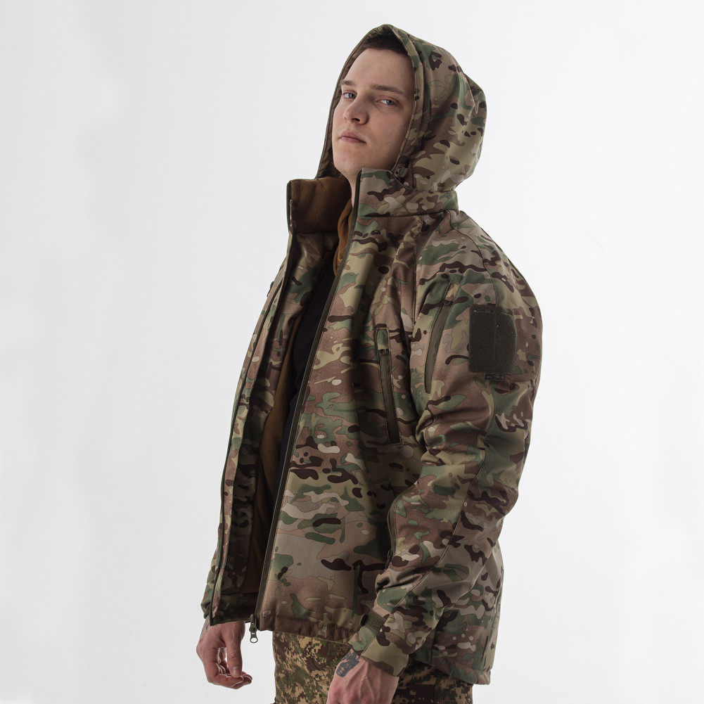 Куртка зимова тактична Hunter LTD SoftShell, Колір Мультикам