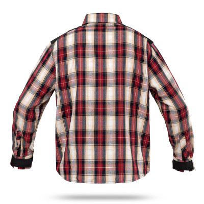 Wroom Blackwater 250 Checkered Shirt. Color Beige