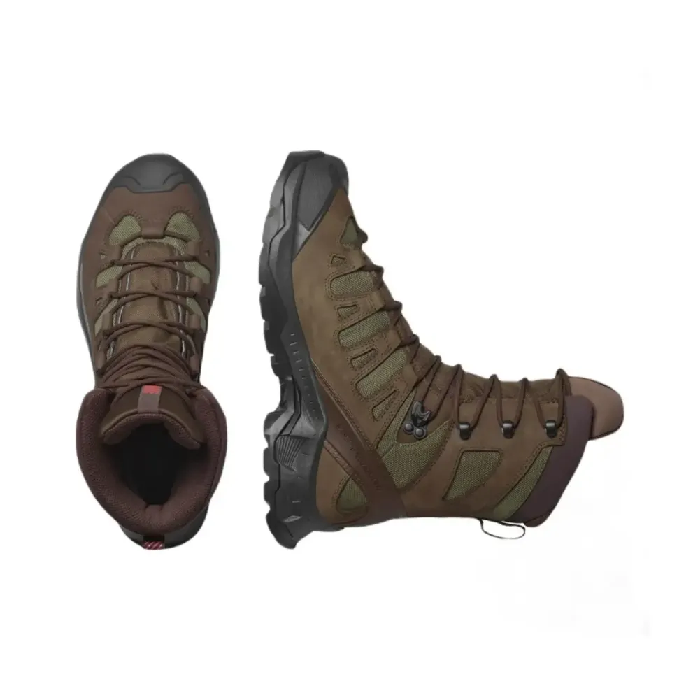 Берці тактичні трекінгові Salomon Quest Tracker High GTX. Колір Коричневий