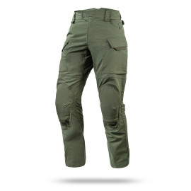 Combat pants Wroom Combator GEN II under concealment knee pads. Color Olive Drab