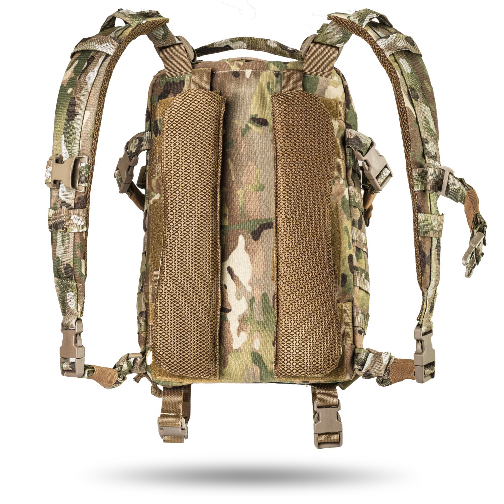 Plecak taktyczny RANGER 20 l z uchwytem na kask. Kolor Multicam