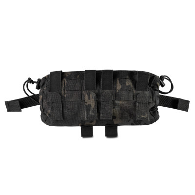 Увеличенная аптечка-подсумок ROLL PRO на системе MOLLE. Цвет Multicam Black USA