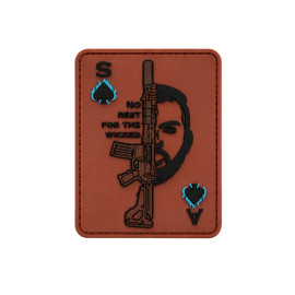 PVC Patch "NO REST FOR THE WICKED" (Trump Card) Coyote