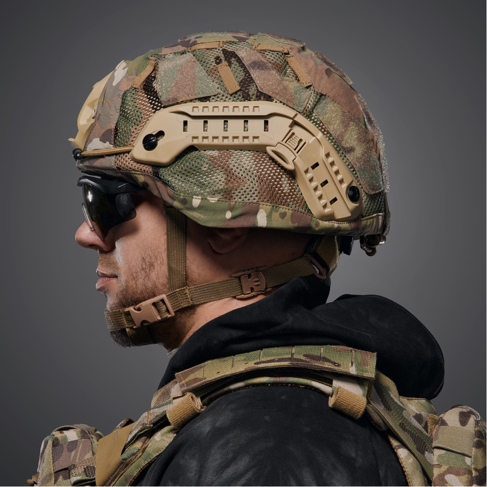 Шлем MICH 2000 GEN3 NIJ IIIA с подвесной системой Cam-Fit + кавер Multicam PRO