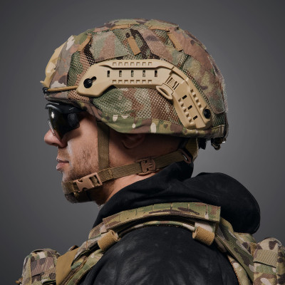 Шлем MICH 2000 GEN3 NIJ IIIA с подвесной системой Cam-Fit + кавер Multicam PRO