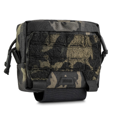 WROOM 2-compartment organizer pouch. Color Multicam Black USA